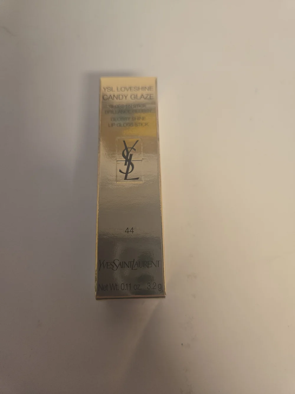 YSL Loveshine Candy Glaze Lip Healthy Glow Plumper #44 Nude Lavalliere - Pink Nu